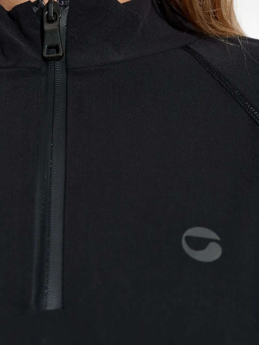 Coperni Body met lange mouwen en rits - Zwart