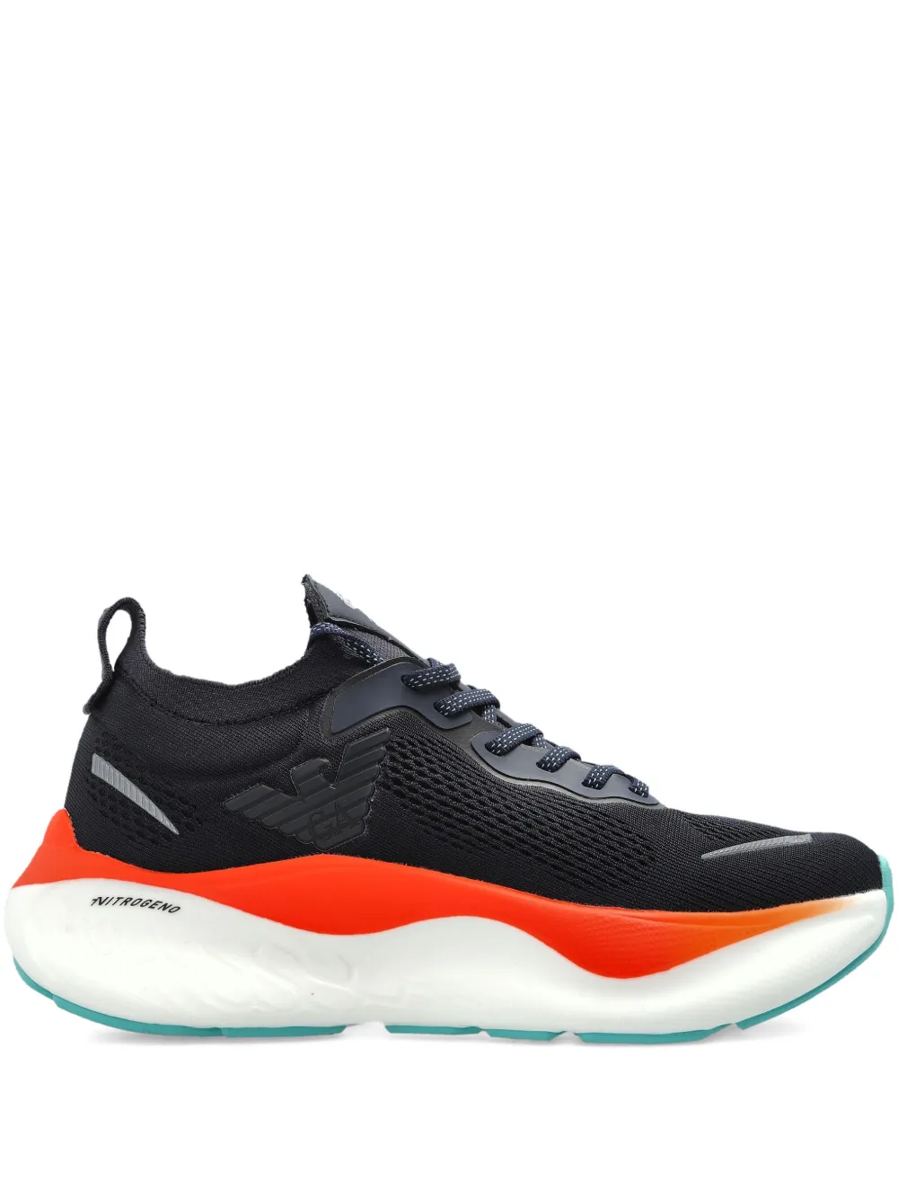 Ea7 Emporio Armani lace-up low-tops sneakers Black