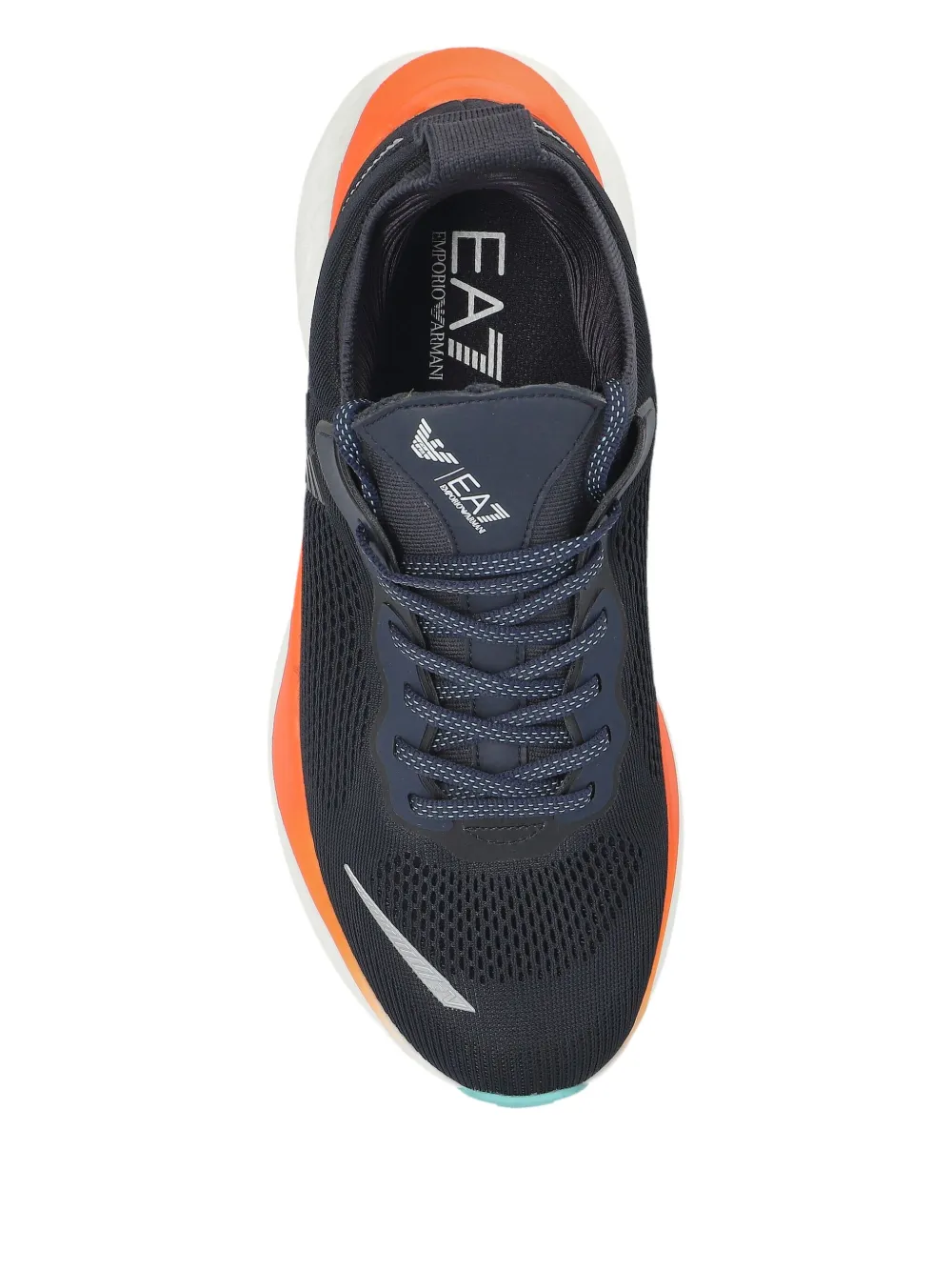 Ea7 Emporio Armani lace-up low-tops sneakers Black