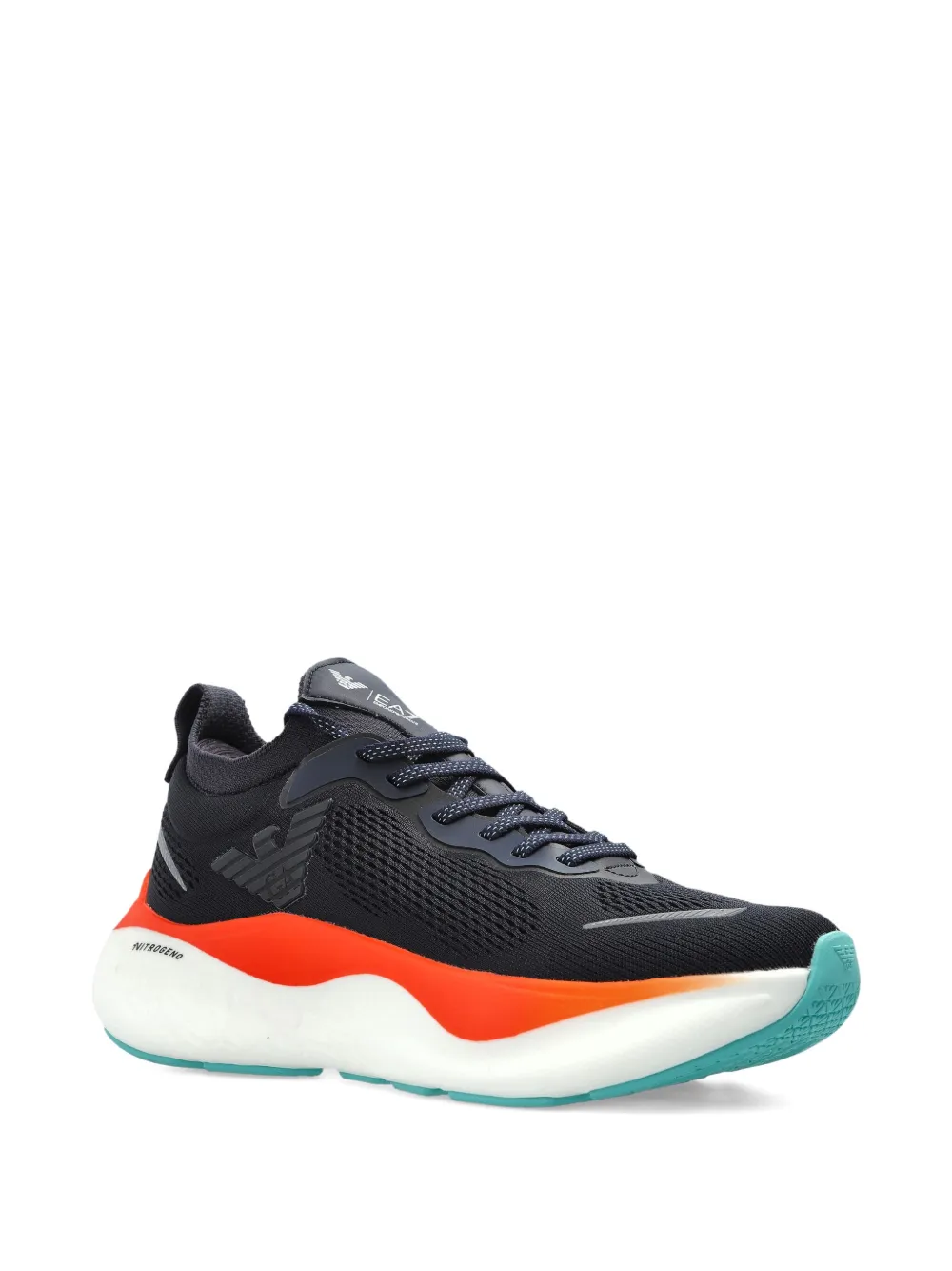 Ea7 Emporio Armani lace-up low-tops sneakers Black