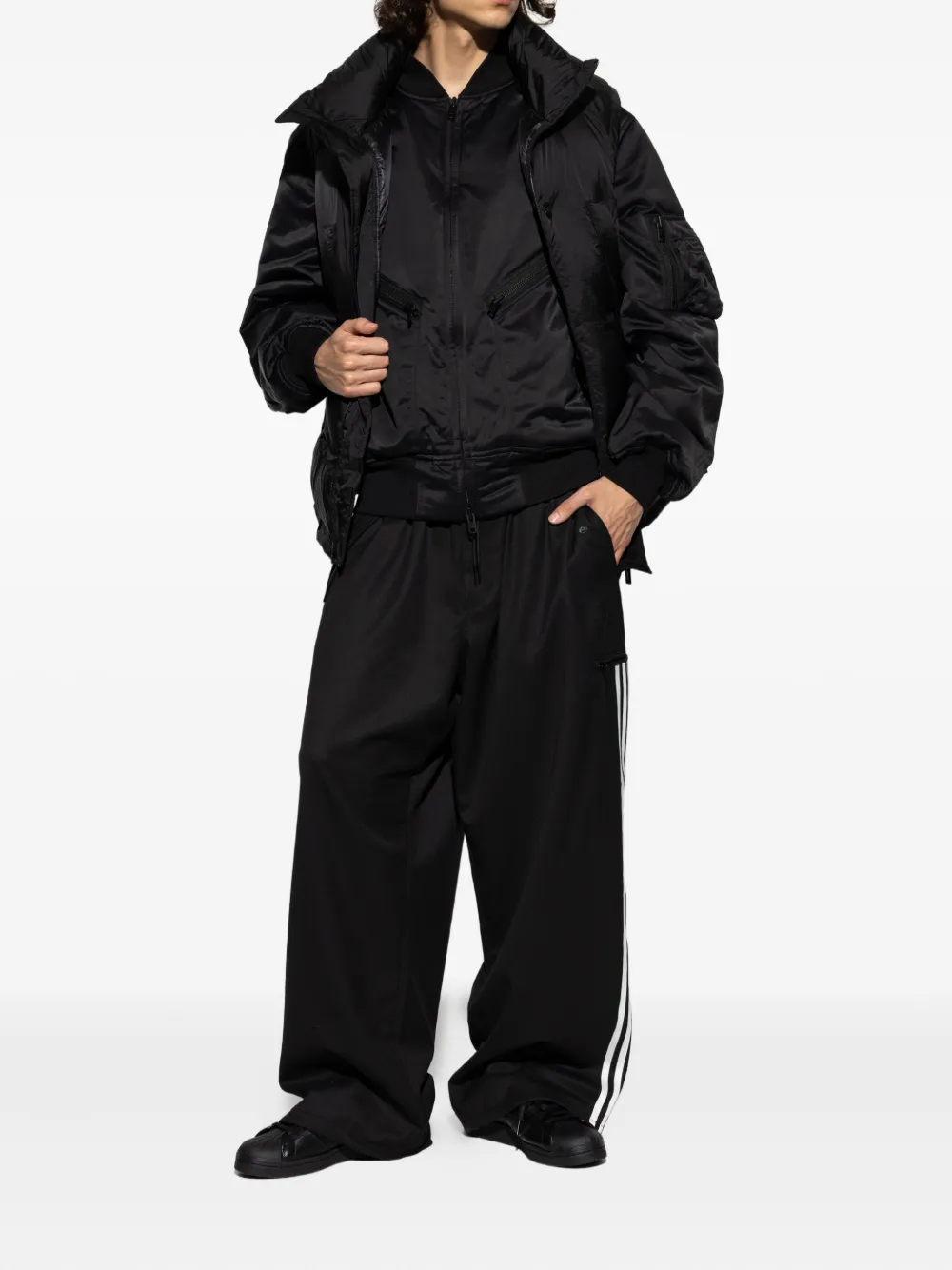 Y-3 zip-details bomber jacket | Bomber Jackets | Image 2