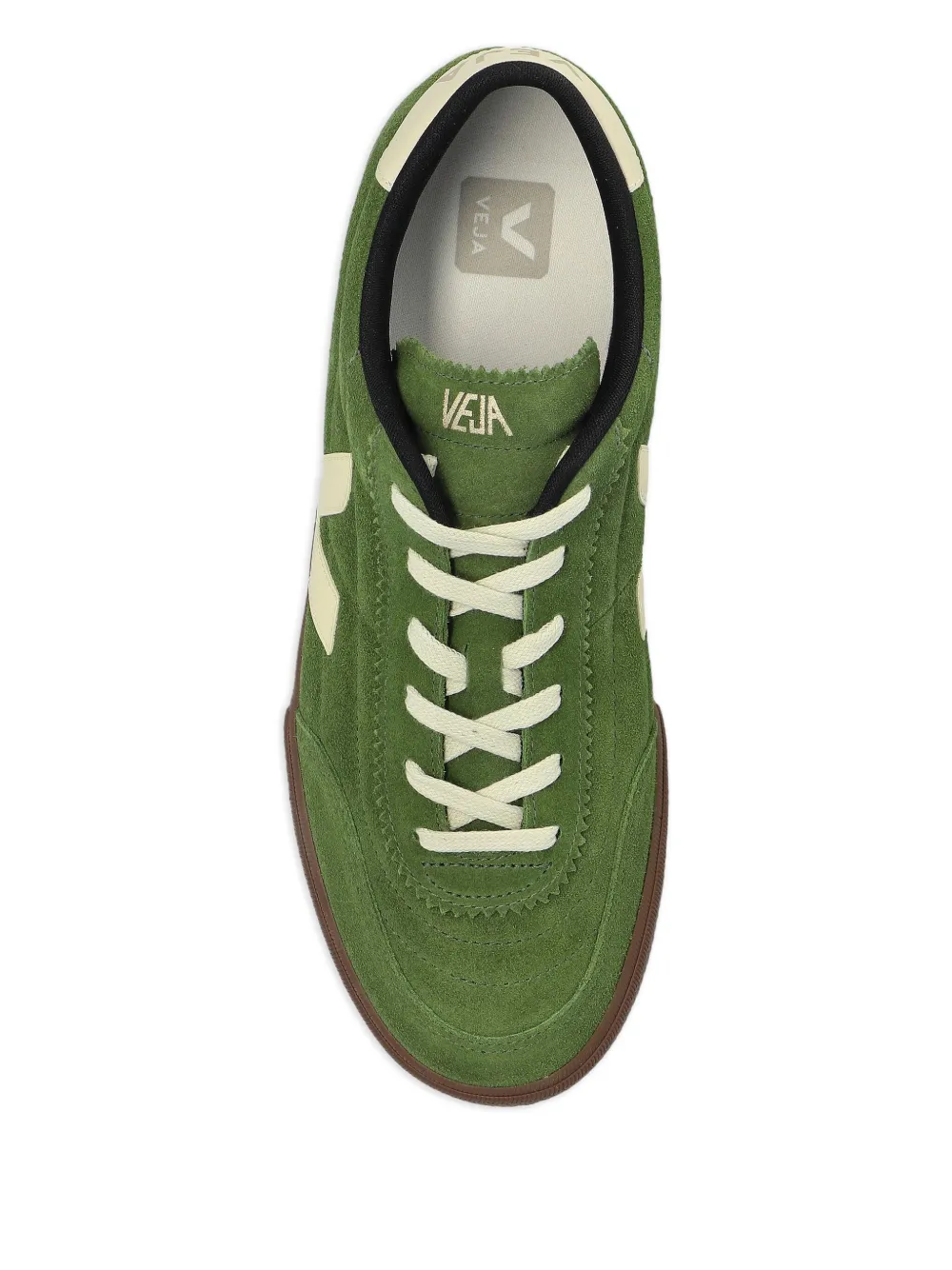 VEJA Panenka suède sneakers met V-logo Groen