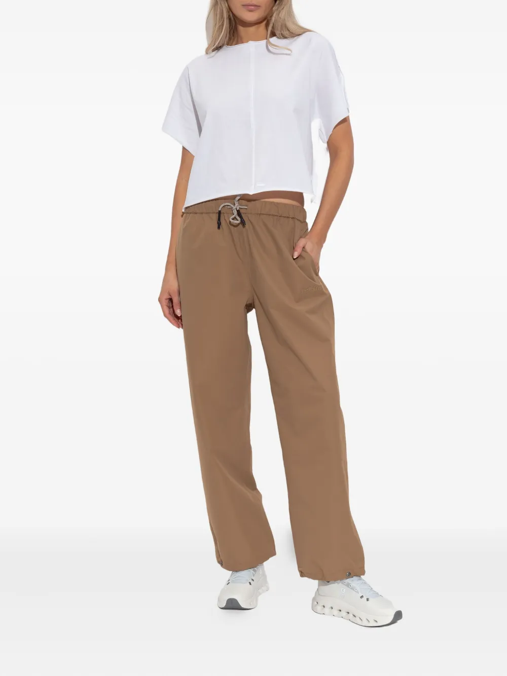 RETHINKIT STUDIOS drawstring-fastening pocket trousers - Bruin