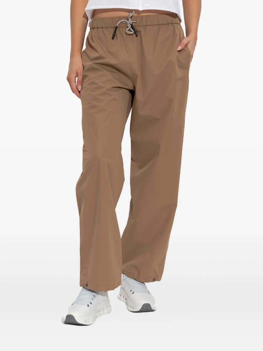 Rethinkit Studios Drawstring-fastening Pocket Trousers In Brown