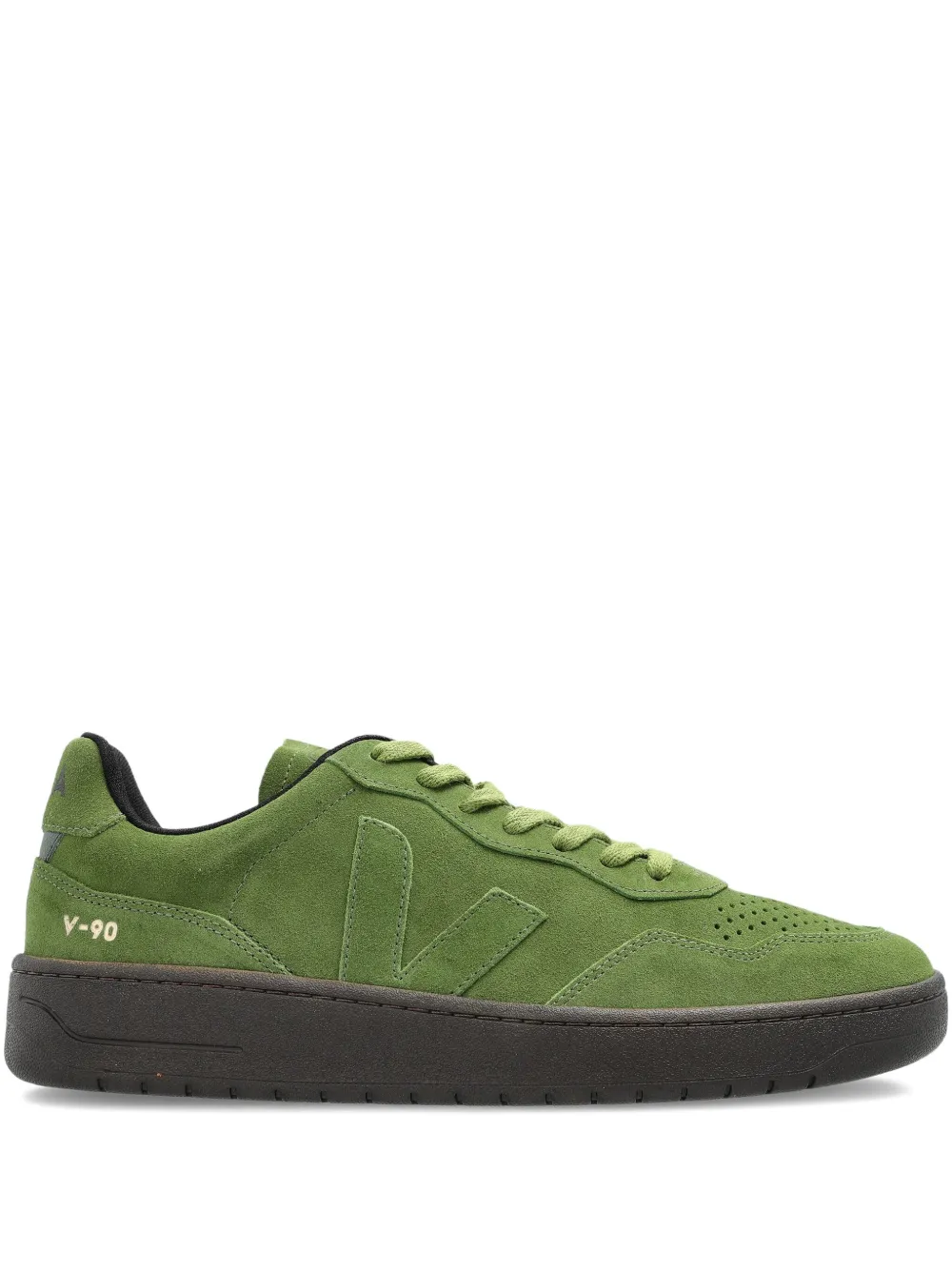 VEJA V-90 suede sneakers Green