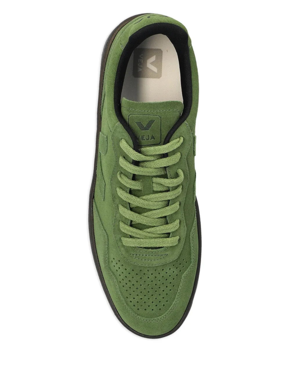 VEJA V-90 suède sneakers Groen