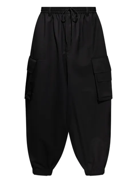 Y-3 drawstring cargo trousers