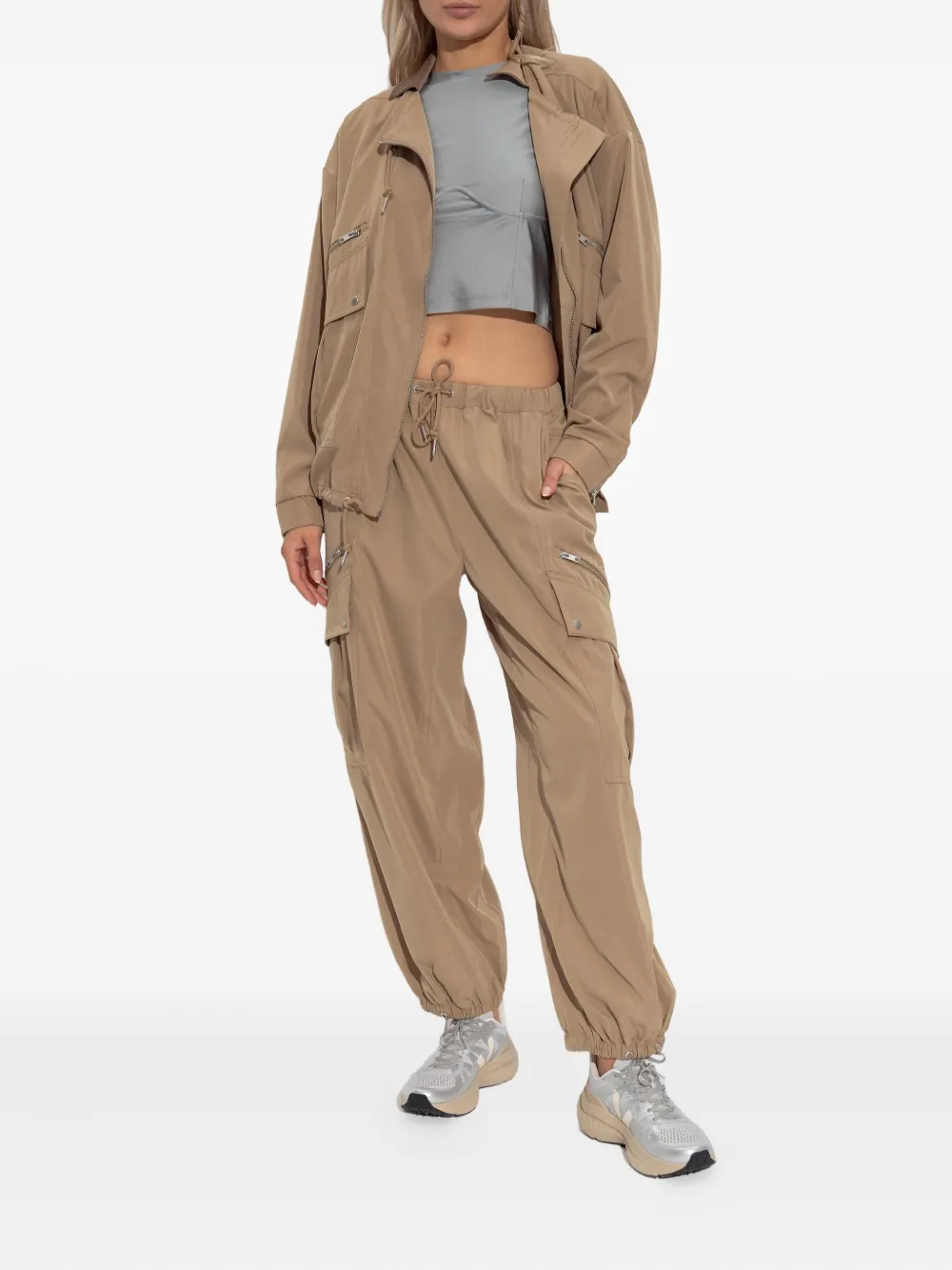 RETHINKIT STUDIOS drawstring cargo-pocket trousers - Bruin