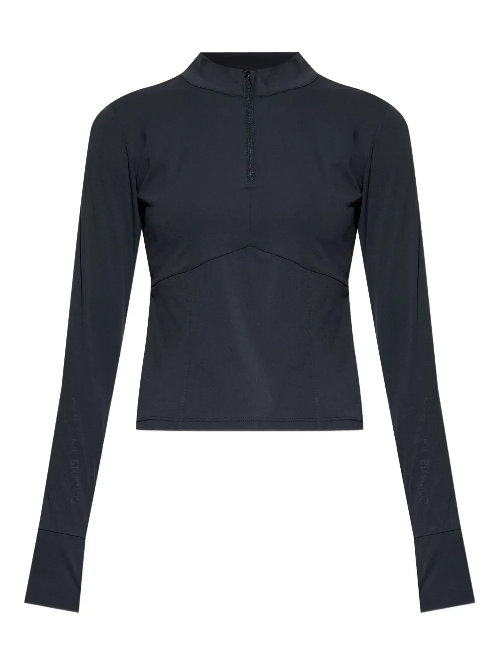 RETHINKIT STUDIOS half-zip-neck top | Black | Image 1