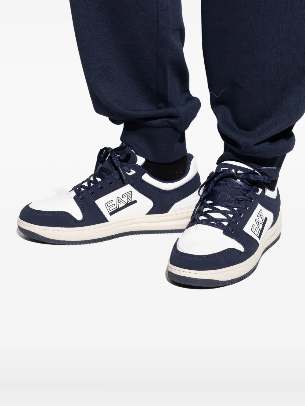 Ea7 Emporio Armani EA7 logo sneakers White
