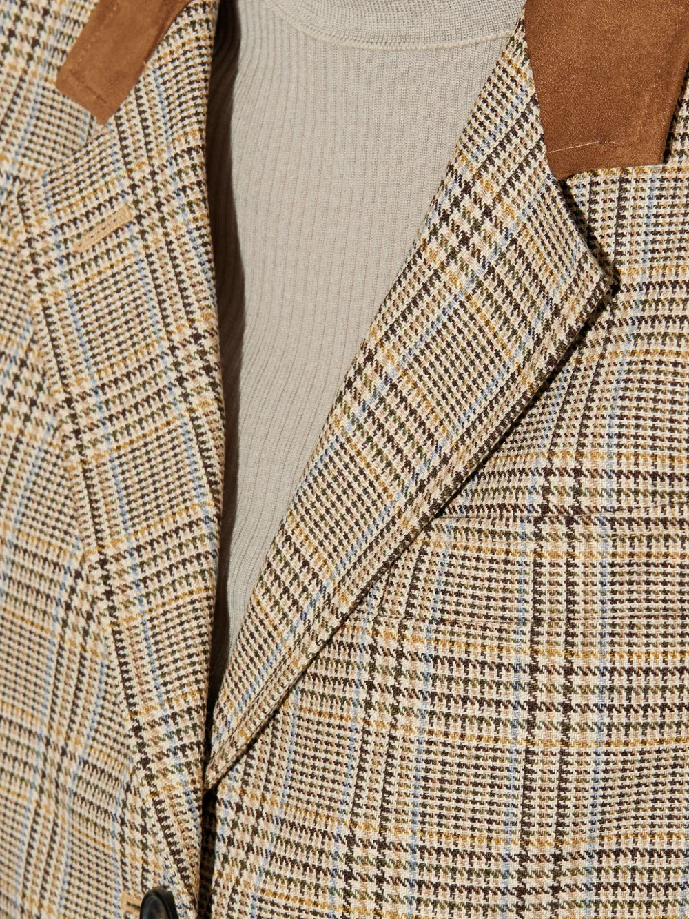 Rag & Bone Lapel Long-sleeved Suit Jacket In Brown