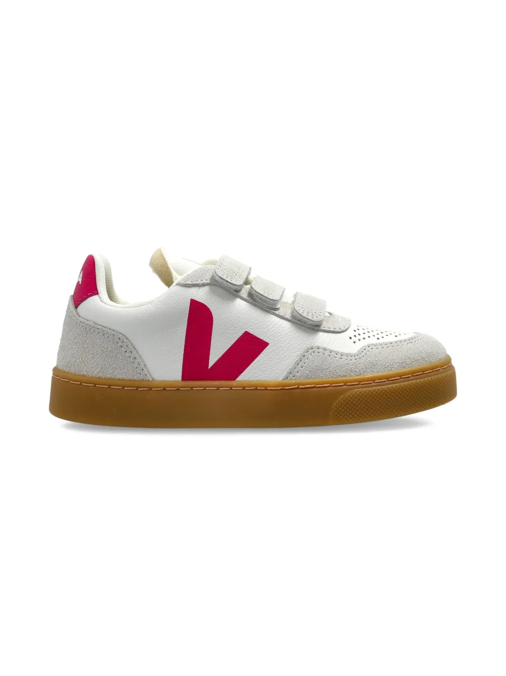 VEJA Kids V-90 leather sneakers White