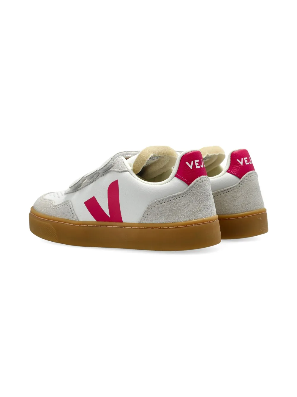 VEJA Kids V-90 leather sneakers White