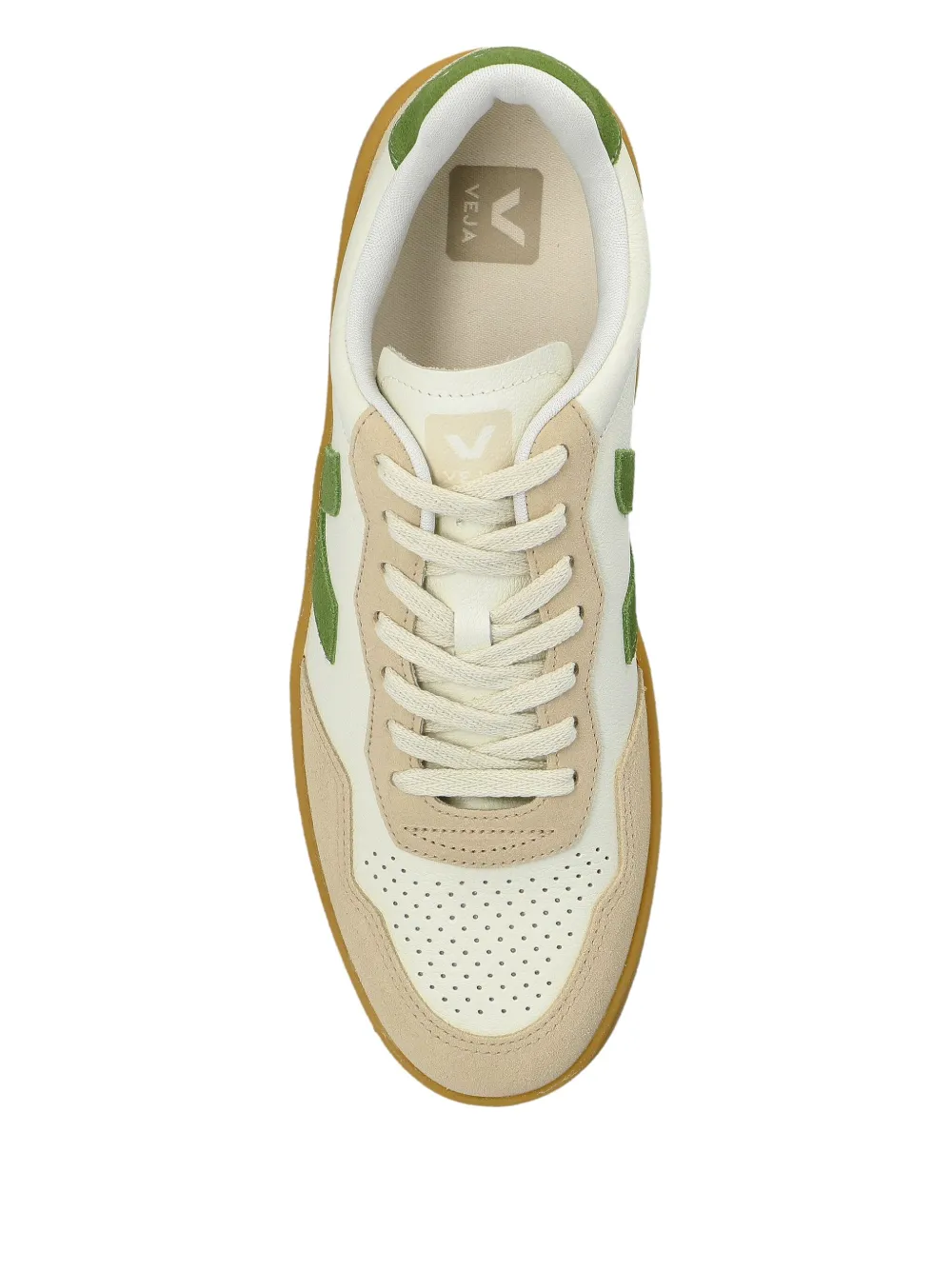 VEJA V-90 leather suede sneakers White