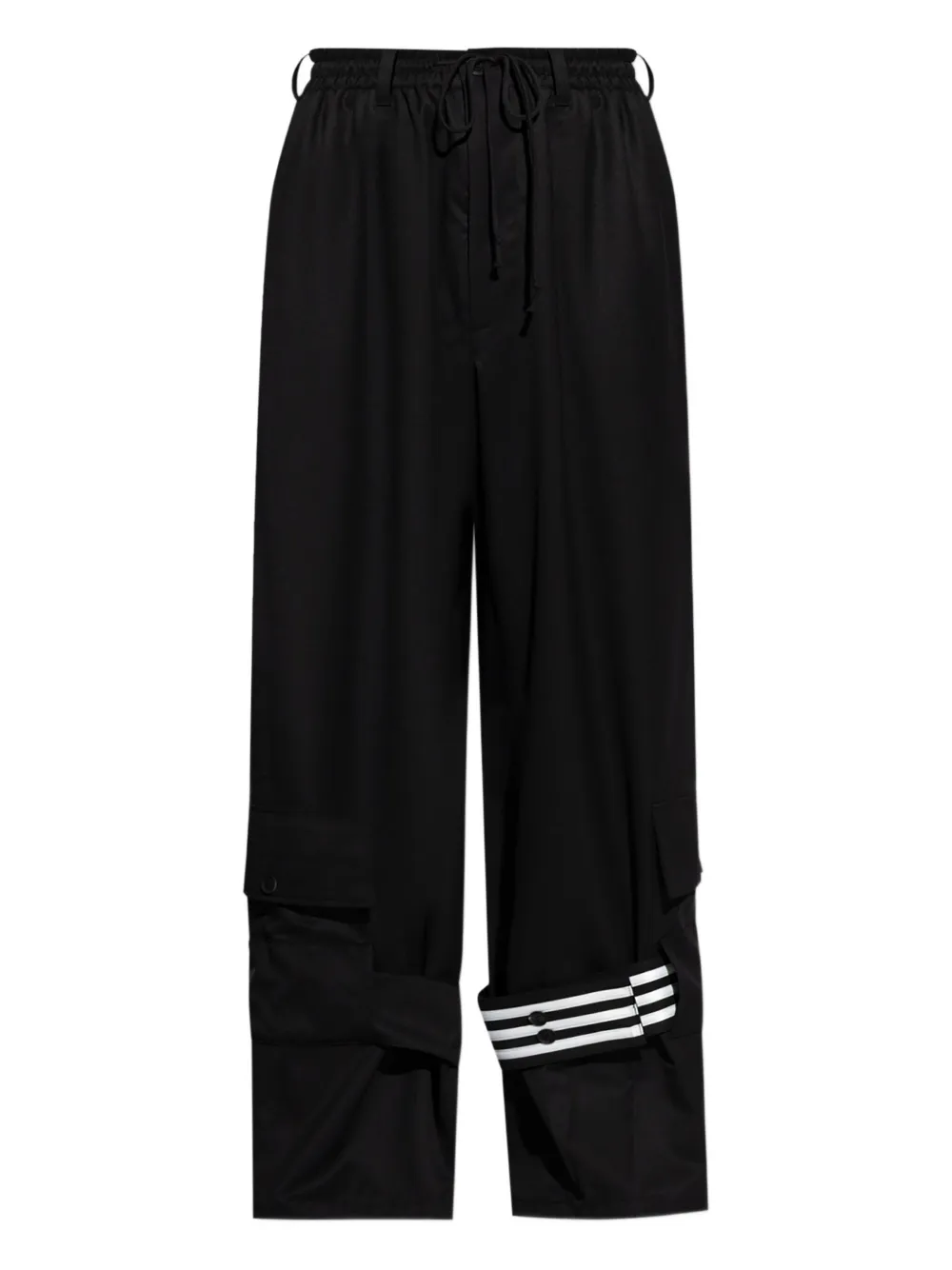 Y-3 Drawstring Cargo Trousers In Black