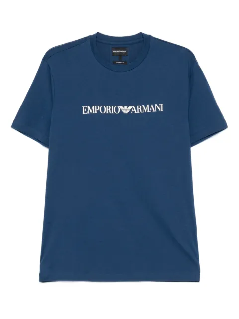 Emporio Armani playera con logo estampado