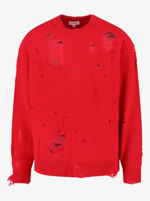 Charles Jeffrey Loverboy Distressed logo jumper