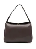 Themoirè clasp-fastening shoulder bag - Brown