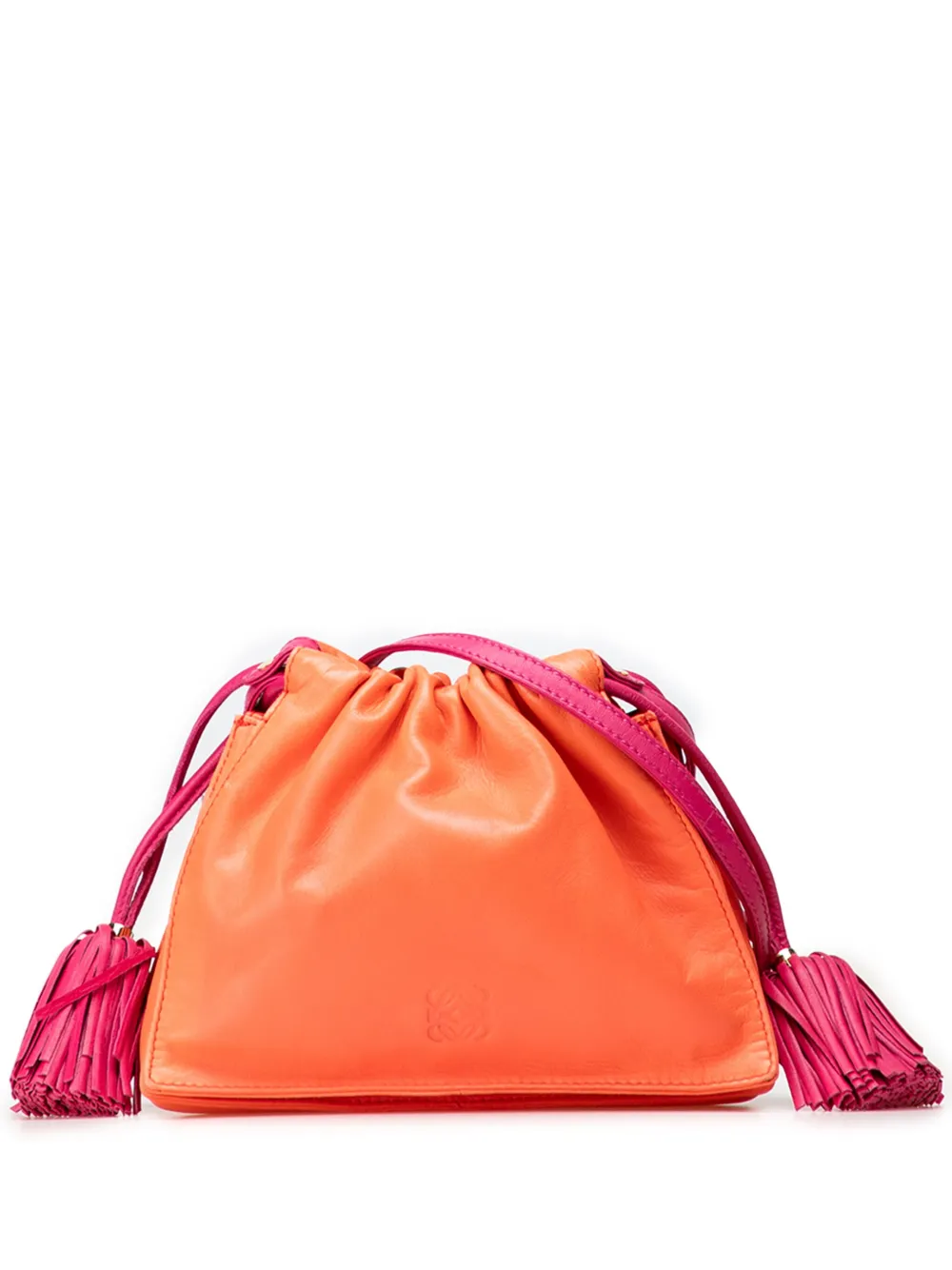 Loewe Pre-Owned 2012 Mini Nappa Flamenco Tassel crossbody bag - ピンク Loewe Pre-Owned 2012 Mini Nappa Flamenco Tassel crossbody bag - ピンク