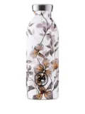 24bottles Grace floral-print water bottle (500ml) - White
