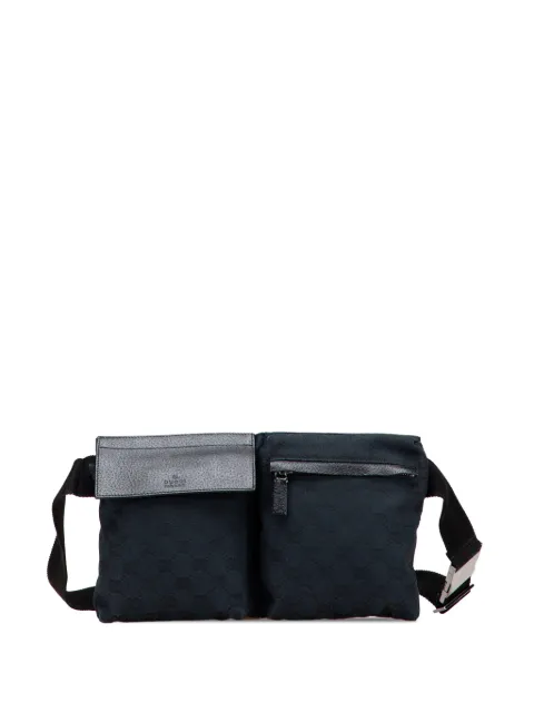 Gucci Pre-Owned Marsupio Double Pocket in tela GG con tasche 2000-2015