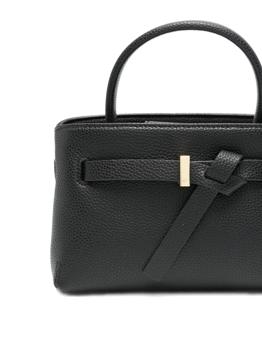 Emporio Armani Mini-shopper met geknoopt detail Zwart