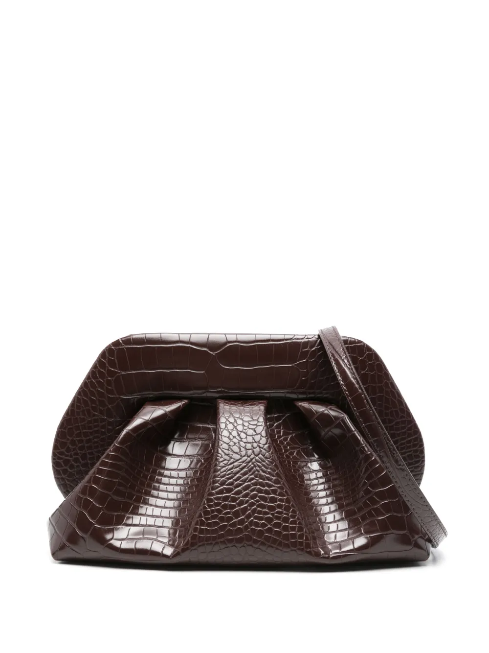 Themoirè Emera clutch bag | Brown | Image 1