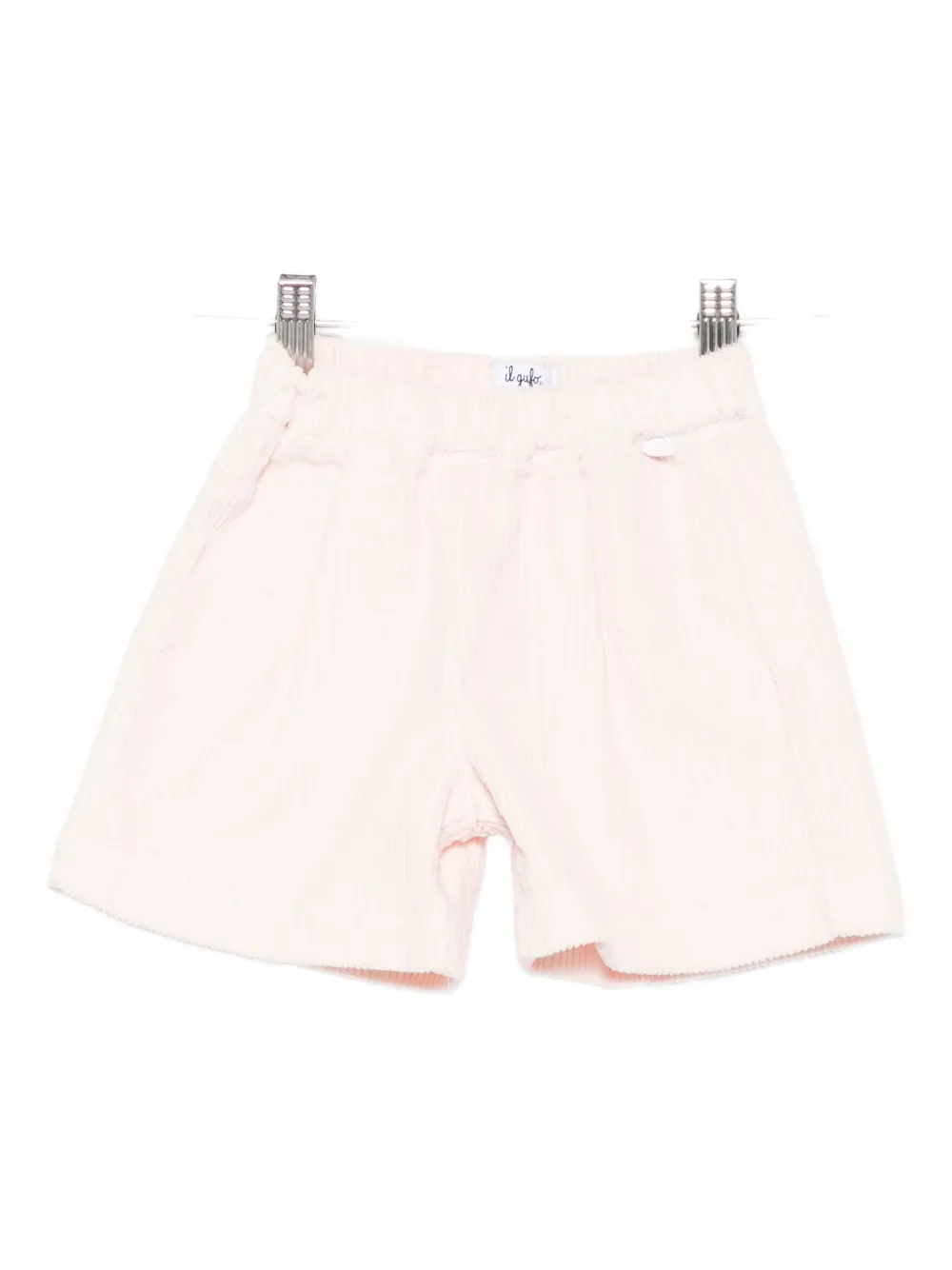 Il Gufo Corduroy Shorts In Pink