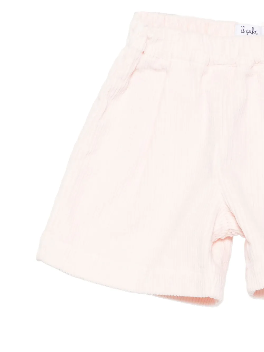 Il Gufo Ribfluwelen shorts Roze