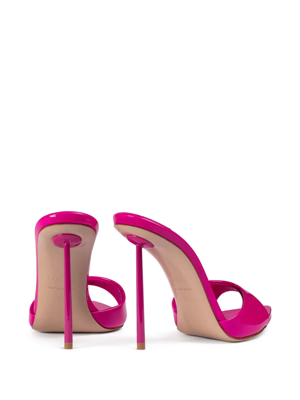 Le Silla 120mm Bella patent leather stiletto sandals Pink