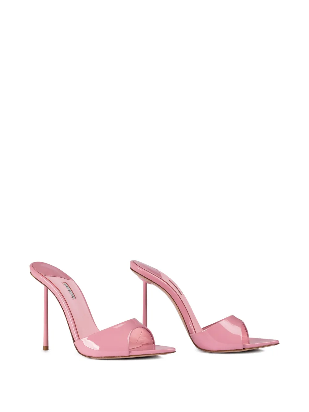 Le Silla 120mm Bella patent leather stiletto sandals Pink