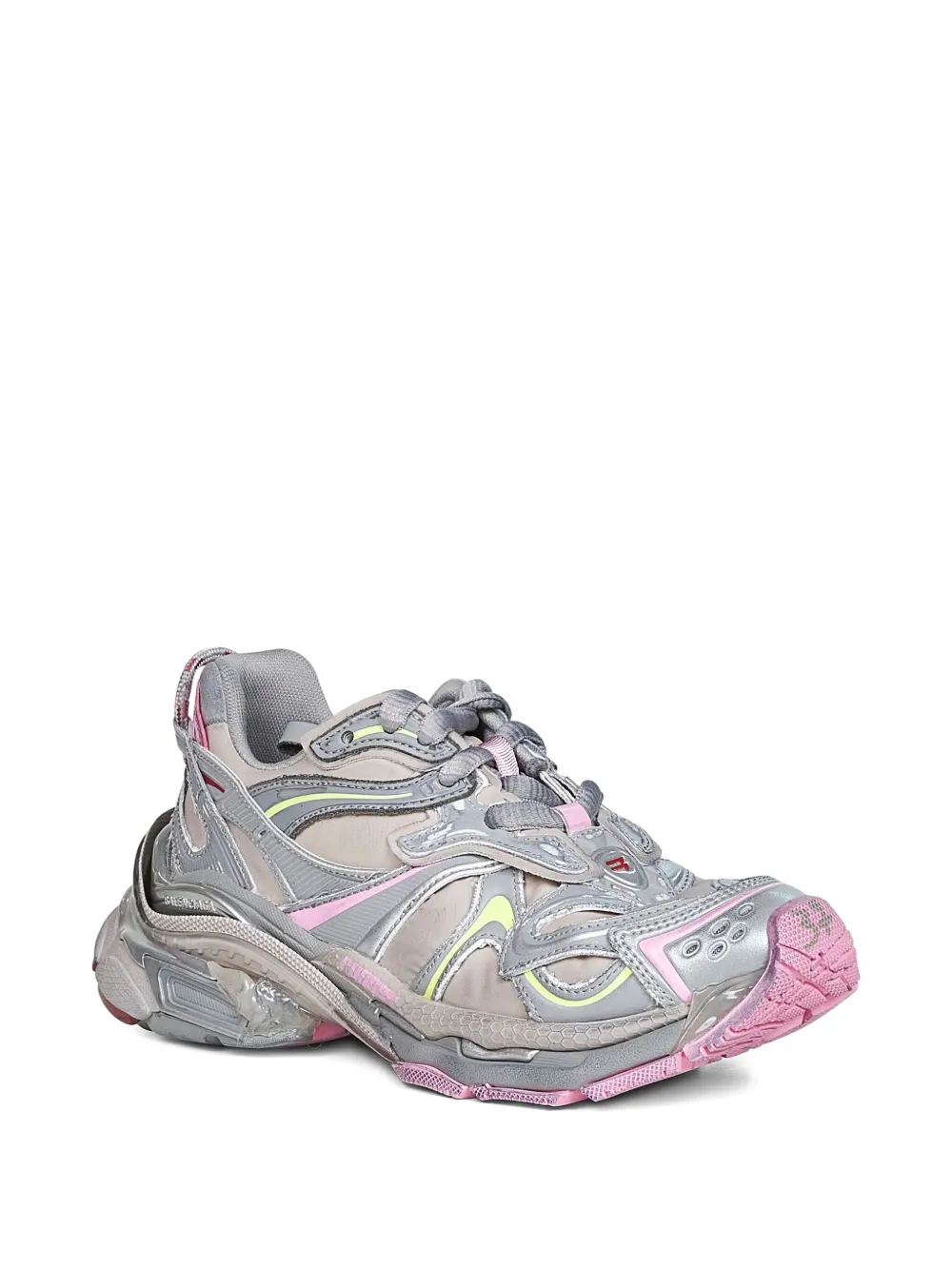 Balenciaga Runner 2.0 gelaagde sneakers met logo-reliëf - Grijs