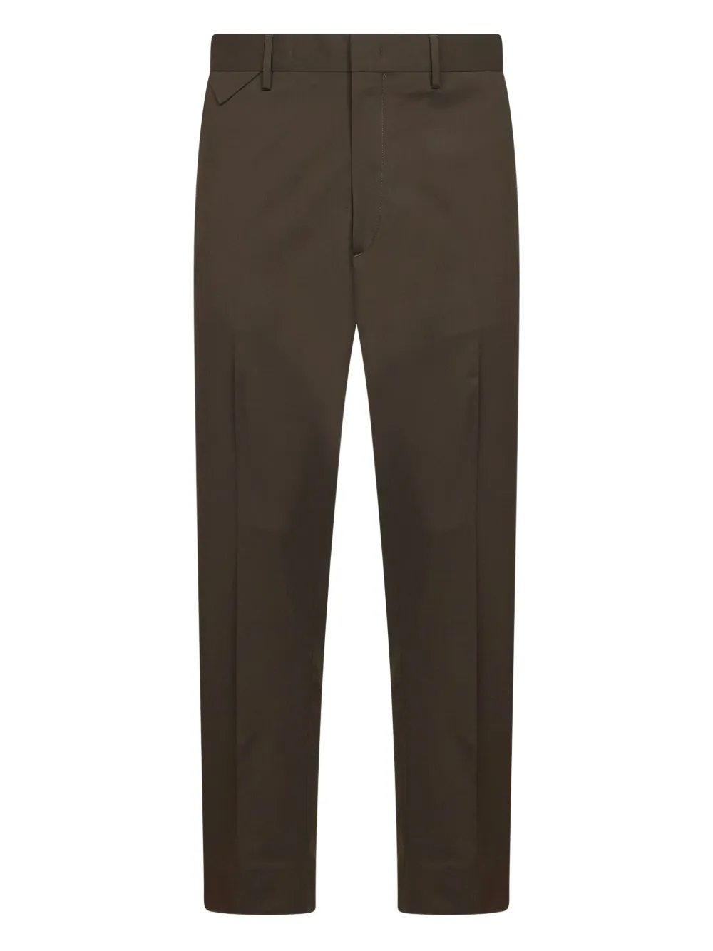 D4.0 welt-pocket trousers | Brown | Image 1