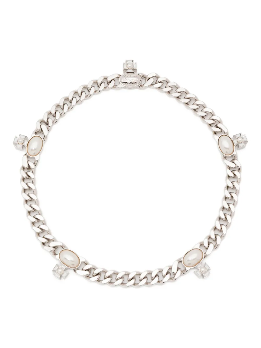 Vivienne Westwood Gaby Necklace In Metallic