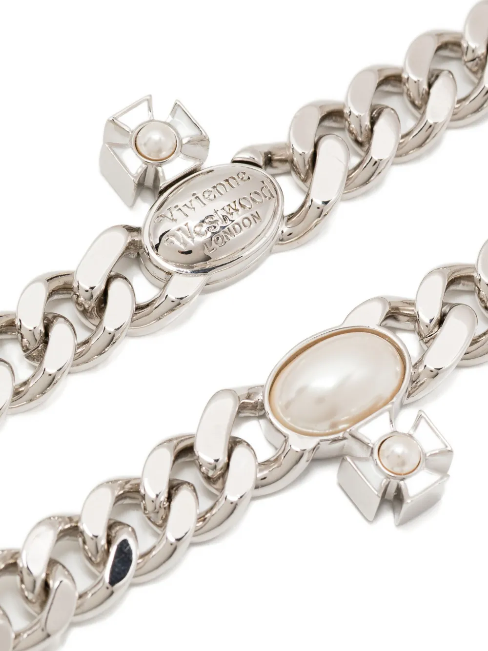 Vivienne Westwood Gaby Necklace In Metallic