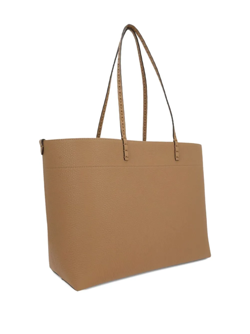 FENDI medium Roll leather tote bag Bruin