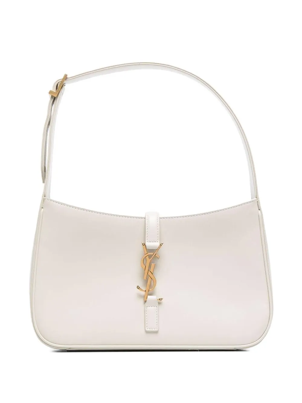 Saint Laurent Le 5 à 7 shoulder bag. Wit