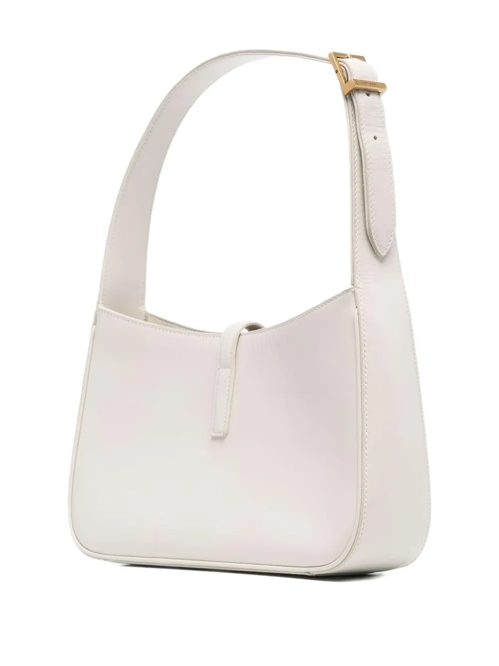 Saint Laurent Le 5 à 7 shoulder bag. Wit