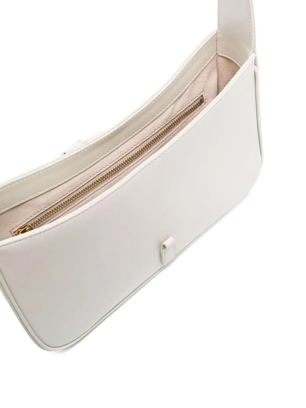 Saint Laurent Le 5 à 7 shoulder bag. Wit