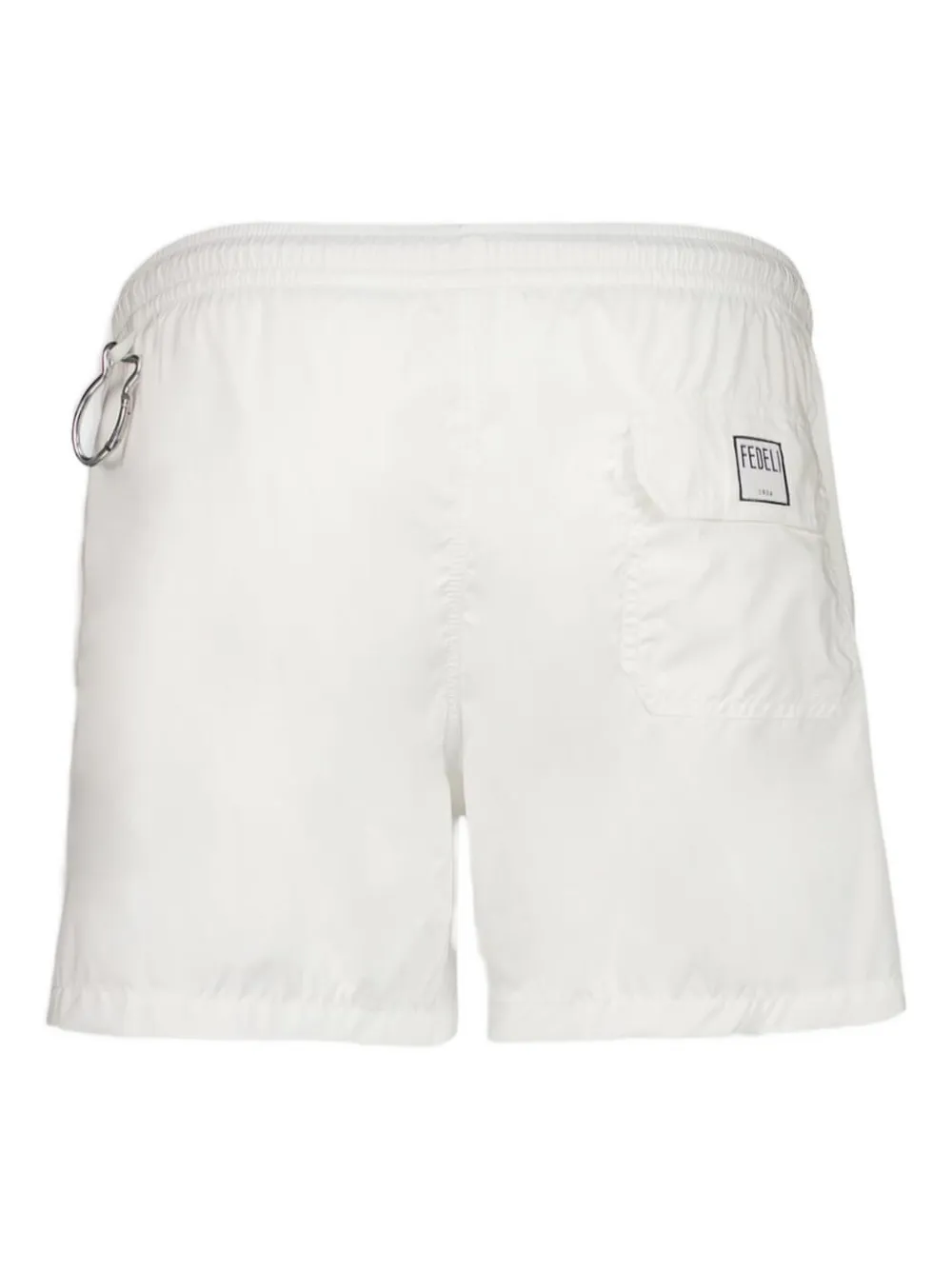 Fedeli Madeira Drawstring-waist Swim Shorts In White