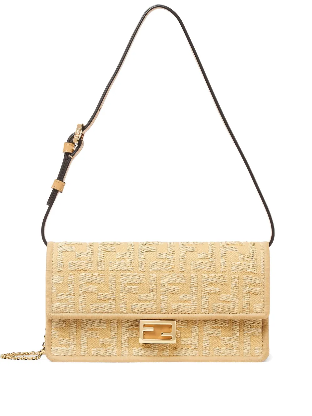 FENDI FF motif clutch bag | Neutrals | Image 1
