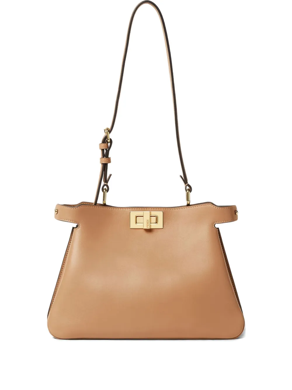 FENDI small Peekaboo tote bag - Brown