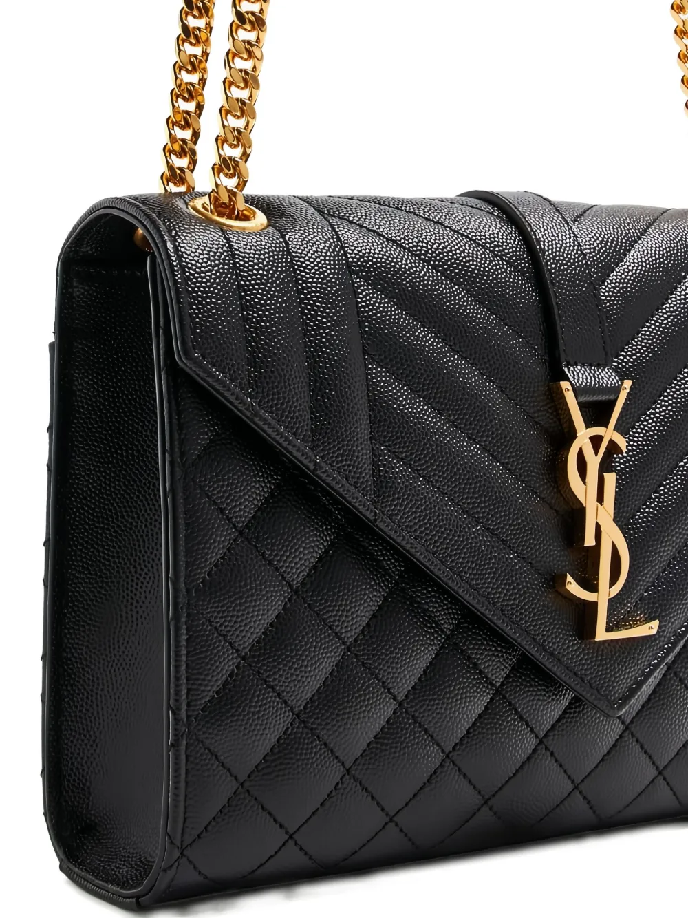 Saint Laurent medium Envelope shoulder bag Zwart