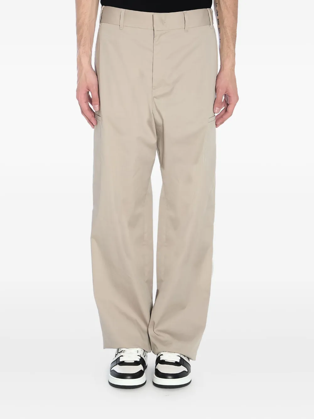 FENDI straight-leg trousers Beige