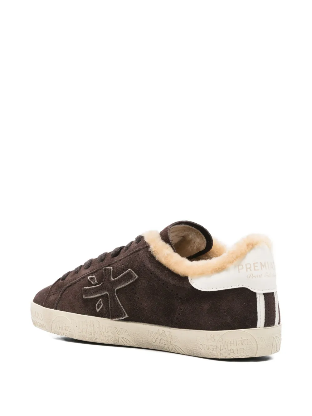 Premiata Steven 7897M lined sneakers Brown