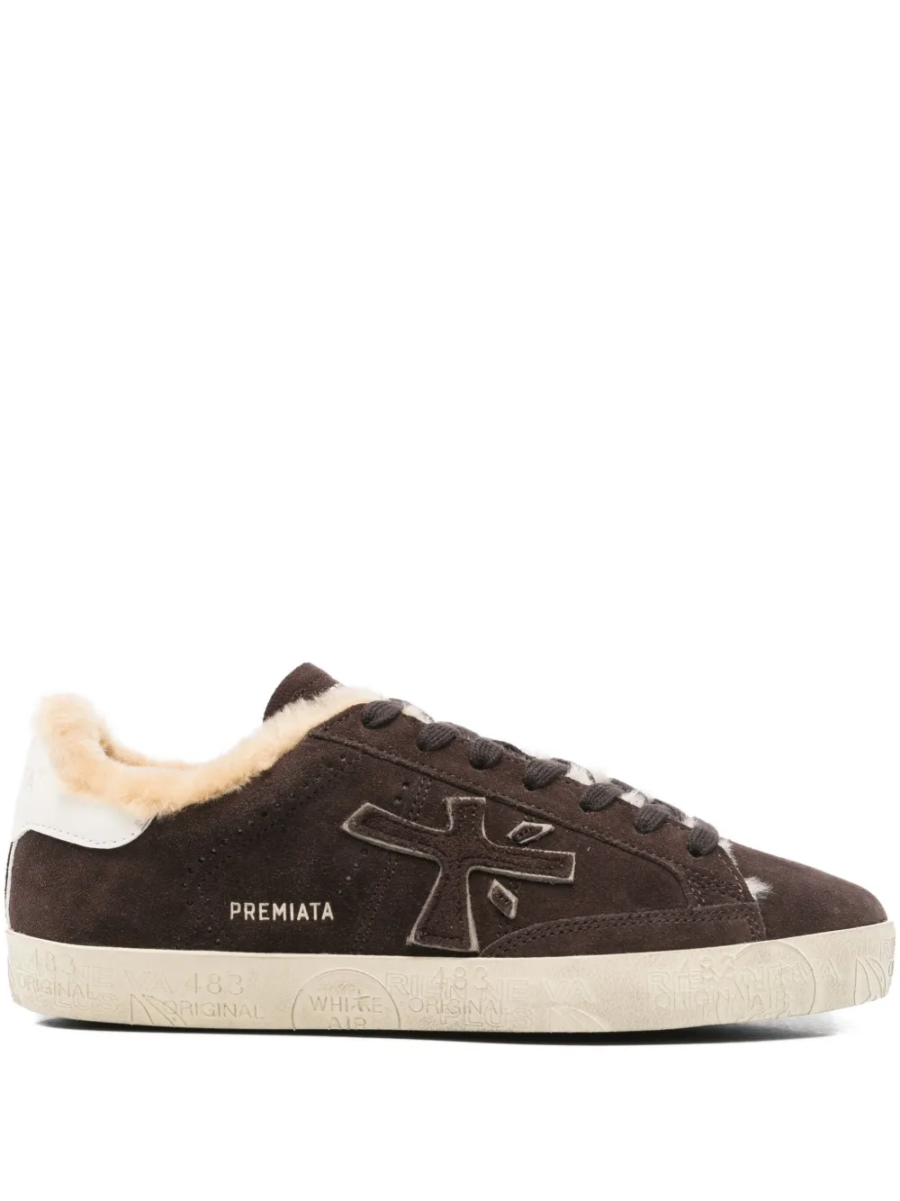 Premiata Steven 7897M lined sneakers Brown