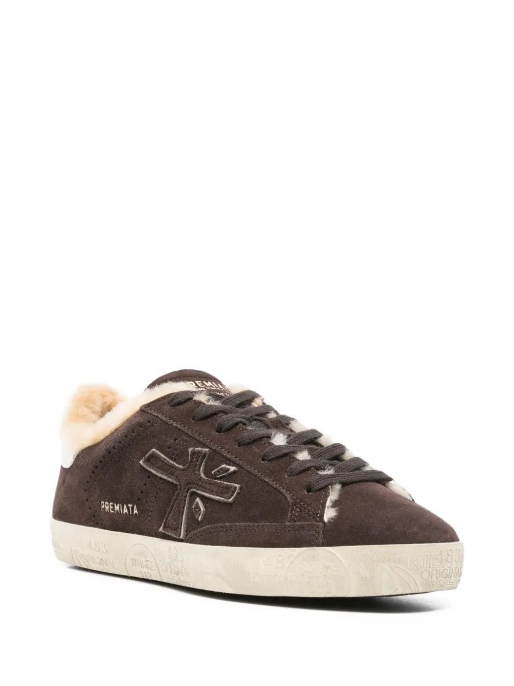 Premiata Steven 7897M lined sneakers Brown