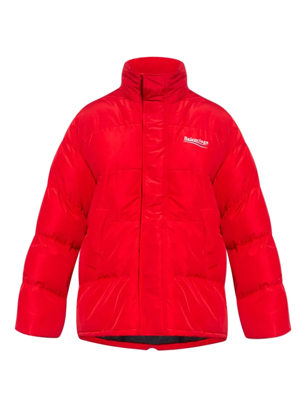 Balenciaga Donsjas met micro-faille Rood