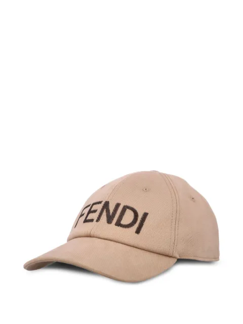 FENDI logo-embroidered cap