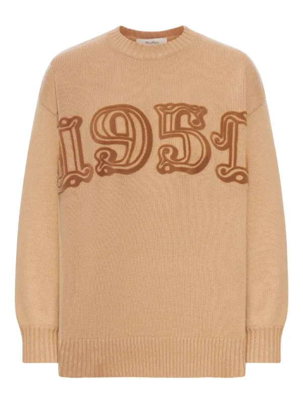 Max Mara Wool Sweater in Neutrals